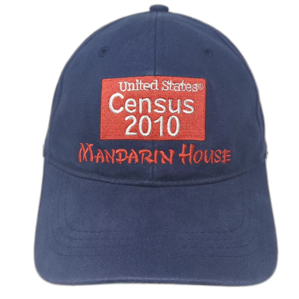 Arakawa Cap Co United States Census 2010 Mandarin House Blue Baseball Hat OSFM